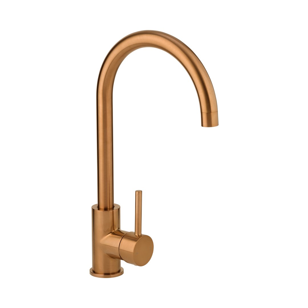 Elysian Kitchen Mixer Brushed Copper Abi Interiors Uk