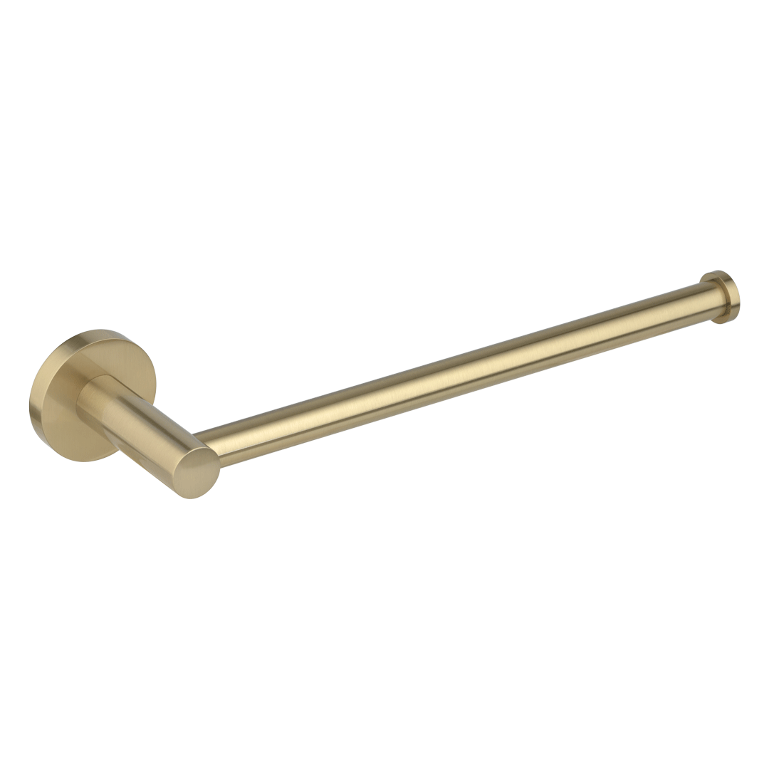 Elysian Hand Towel Holder - Brushed Brass - ABI Interiors UK