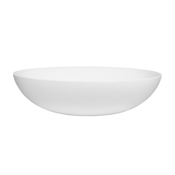 Labello Thin Edge Basin Sink - Matte White - ABI Interiors UK