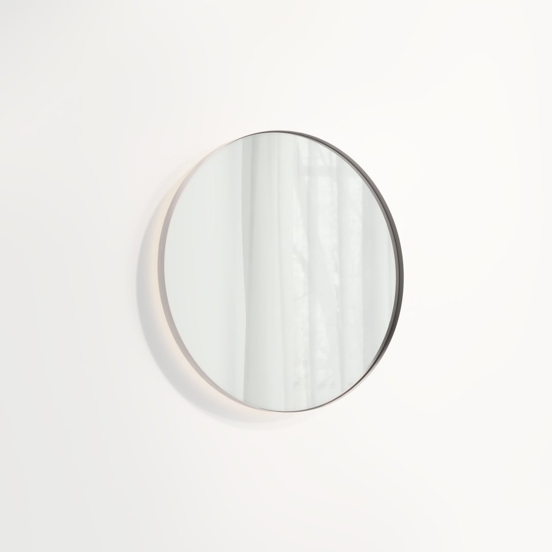 Round Mirror LED 600mm - Stainless Steel - ABI Interiors UK