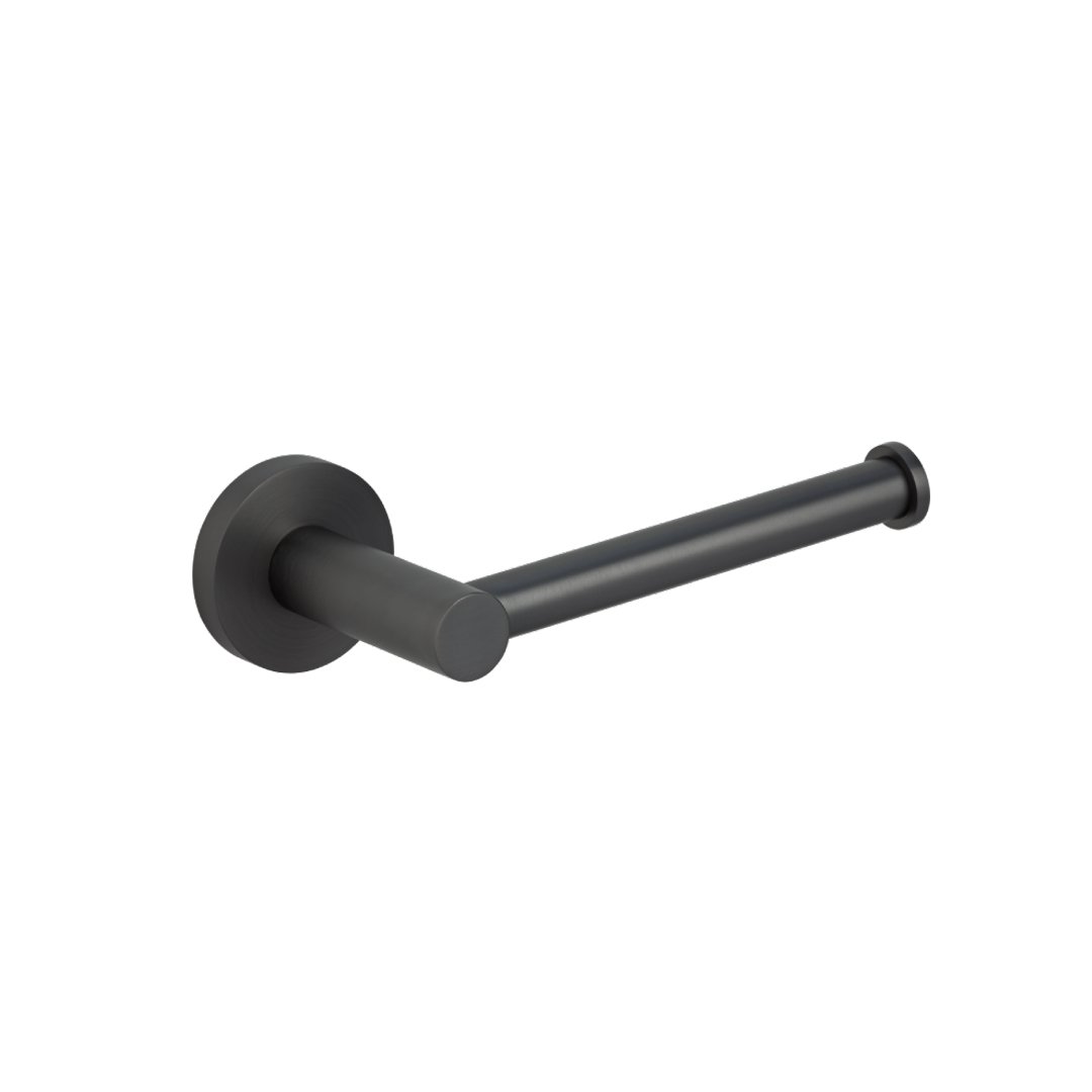 Elysian Toilet Roll Holder - Brushed Gunmetal - ABI Interiors UK