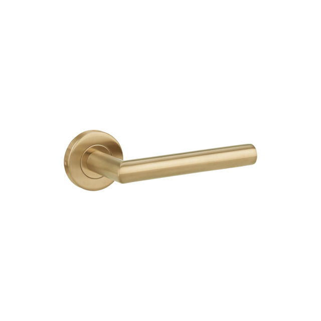 Davis Door Handle - Brushed Brass - ABI Interiors UK