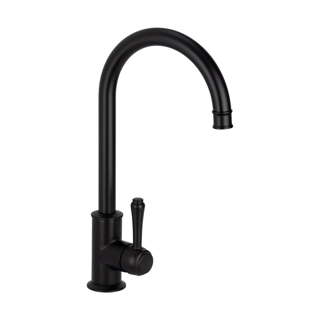 Kingsley Kitchen Mixer - Matte Black - ABI Interiors UK